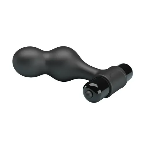 Vibrierender Analplug Aus Silikon Schwarz – Mr Play