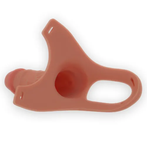 Hoher Strap On-Silikonverlängerer 16 X 3,5cm – Intense