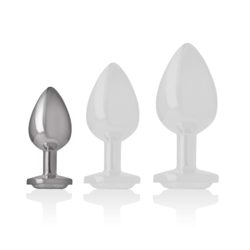 Aluminium Analstecker Mit Silbernem Glas Grösse S | Intense