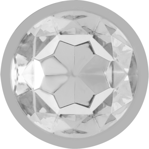 Aluminium Analstecker Mit Silbernem Glas Grösse S | Intense