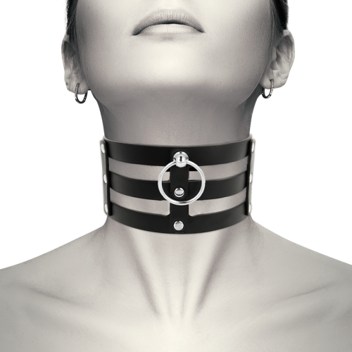 Veganes Lederhalsband Im Fetisch Stil | Coquette Chic Desire