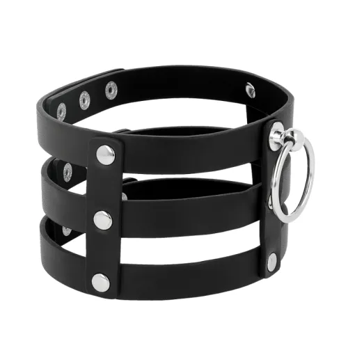 Vegan Leather Fetish Style Collar – Coquette Chic Desire