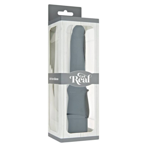 Klassischer Glattvibrator Schwarz | Get Real