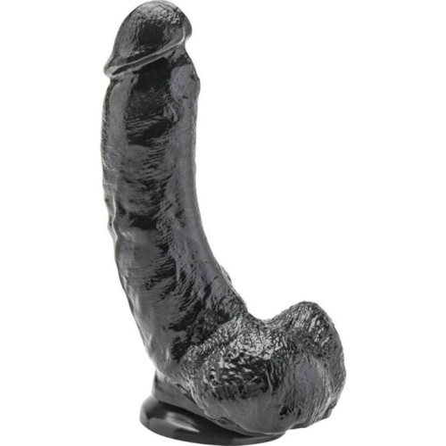 Dildo 20,5cm Mit Hoden Schwarz | Get Real