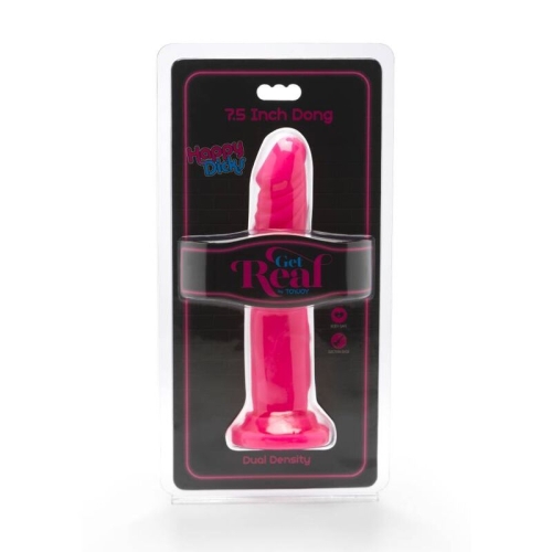 Happy Dicks Dong 19cm Rosa | Get Real