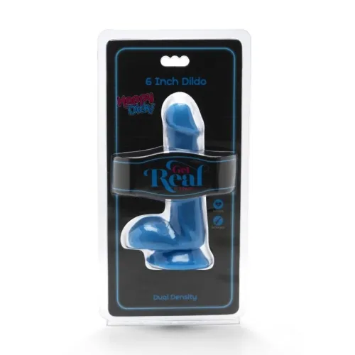 Happy Dicks Dildo 12cm Blau
