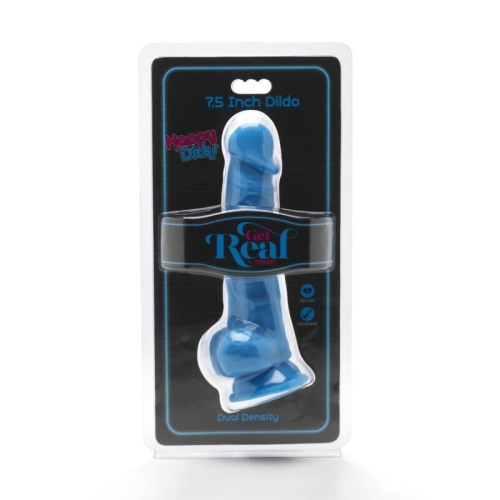 Happy Dicks 19cm Mit Bällen Blau | Get Real