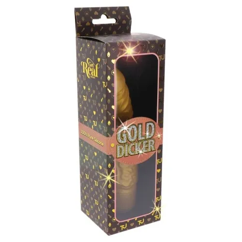 Gold Dicker Original Vibrator Gold | Get Real