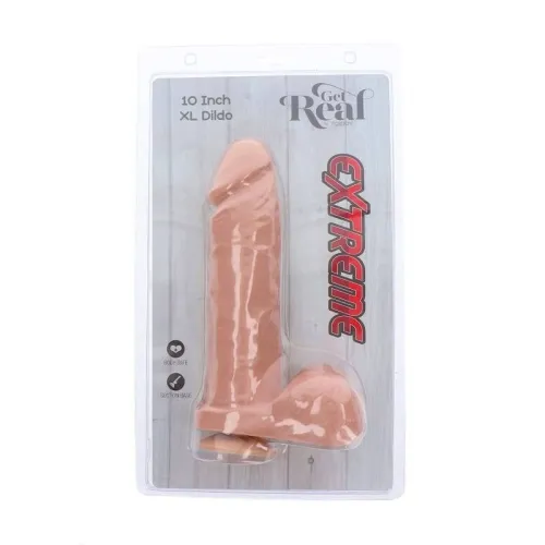 Extremer Xl Dildo 25,5cm Hautfarben – Get Real