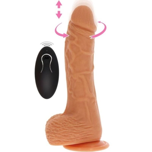 Dildo Vibrierend, Stossend Und Rotierend | Get Real