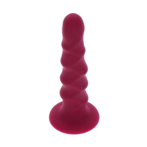 Ribbed Dong 12cm Rot – Get Real
