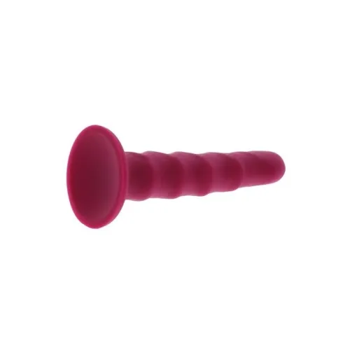 Ribbed Dong 12cm Rot – Get Real