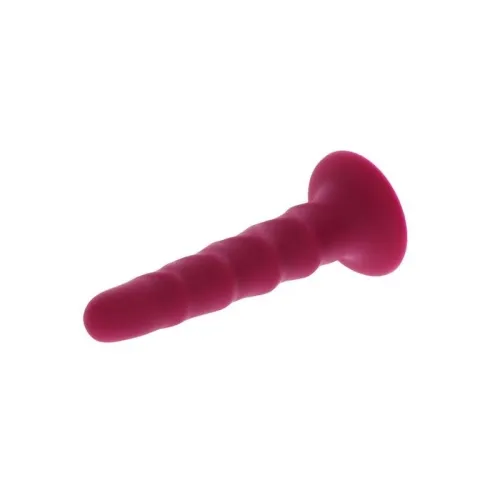 Ribbed Dong 12cm Rot – Get Real