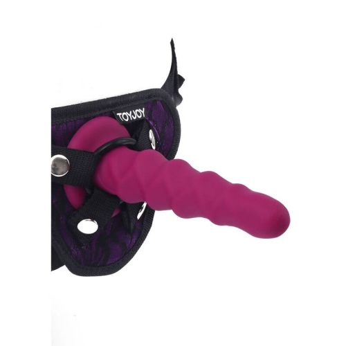 Ribbed Dong 12cm Rot | Get Real