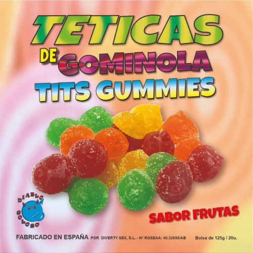 Fruity Sugar Tits in 6 colors and flavors | Diablo Goloso