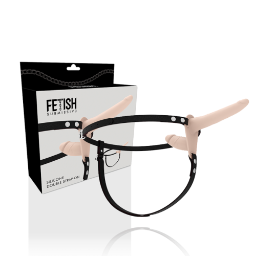 Harness Doppelte Fleischpenetration | Fetish Submissive