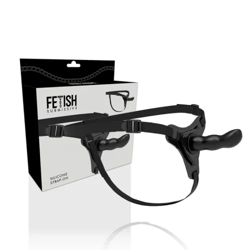 Harness Schwarzes Silikon G-Spot 16cm – Fetish Submissive
