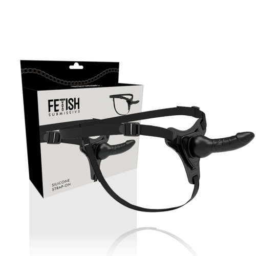 Harness Realistisches Schwarzes Silikon 16cm | Fetish Submissive
