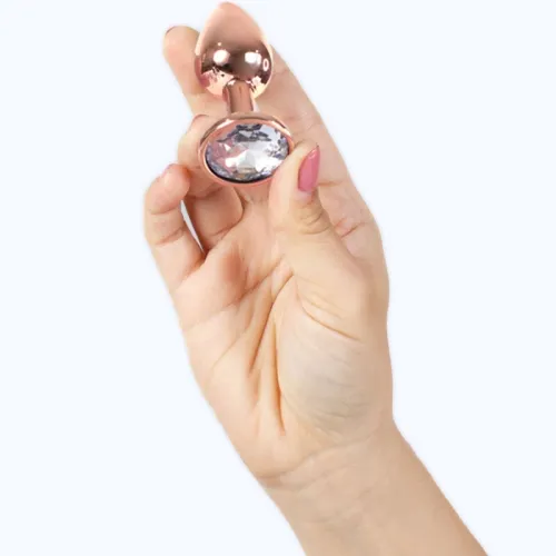 Metall Buttplug Rotgold 7cm – Secretplay