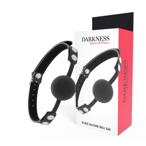 Knebel Aus Schwarzem Silikon | Darkness