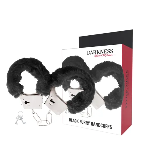 Handschellen Aus Schwarzem Metall – Darkness