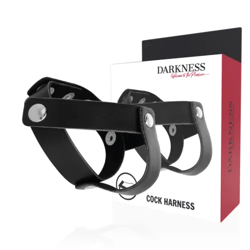 Lederriemen Für Penis Und Hoden H-Teilung – Darkness