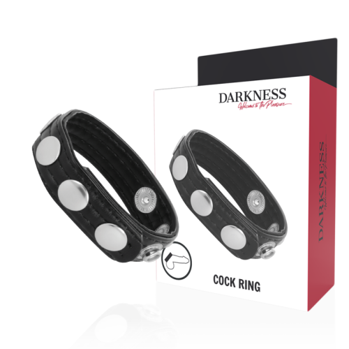 Leder Erektionsring | Darkness
