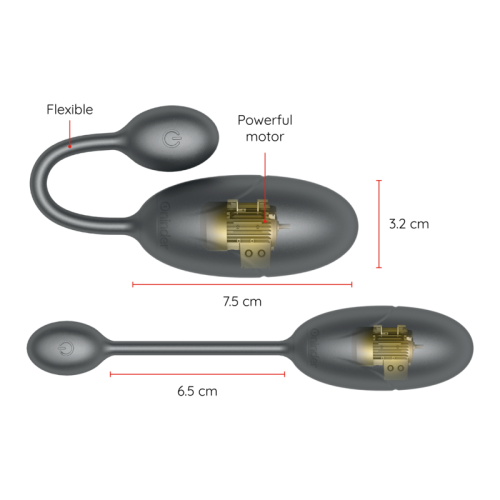 Tokyo Vibrierendes Ei Schwarz 7,5 X 3,2cm Kostenlose App | Oninder