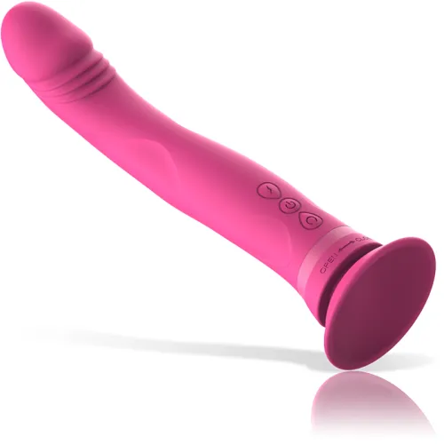 Michelangelo Dildo Silicone Vibrator Pink – Intense