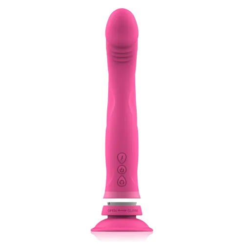 Michelangelo Dildo Silicone Vibrator Pink – Intense