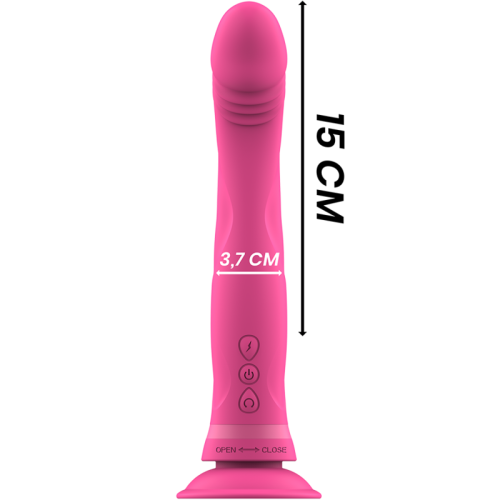 Michelangelo Dildo Silikonvibrator Rosa | Intense