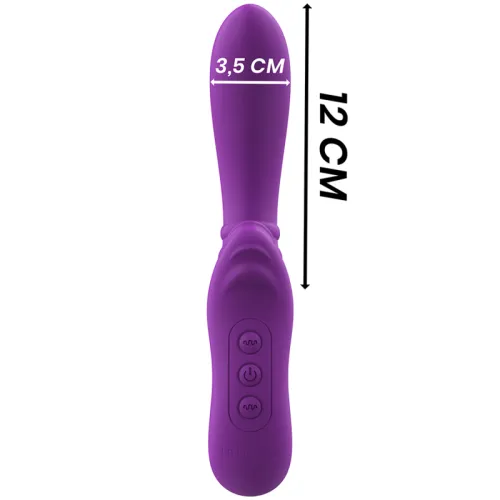 Harry Flexibler Vibrator Mit Lila Zunge | Intense