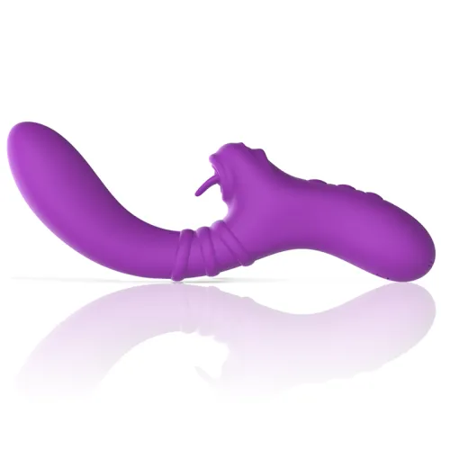 Harry Flexibler Vibrator Mit Lila Zunge | Intense