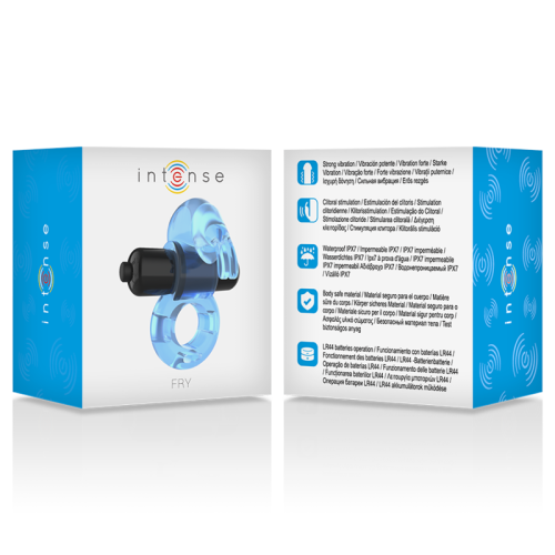 Fry Blauer Vibrationsring | Intense