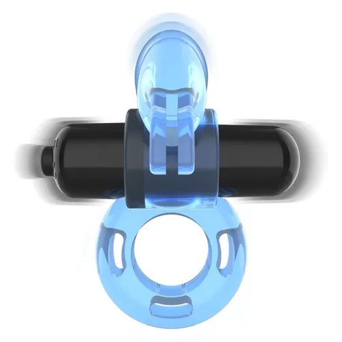 Fry Blauer Vibrationsring – Intense