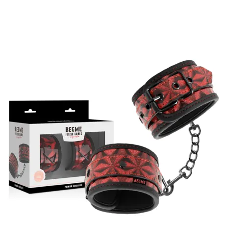 Premium Handschellen – Begme Red Edition