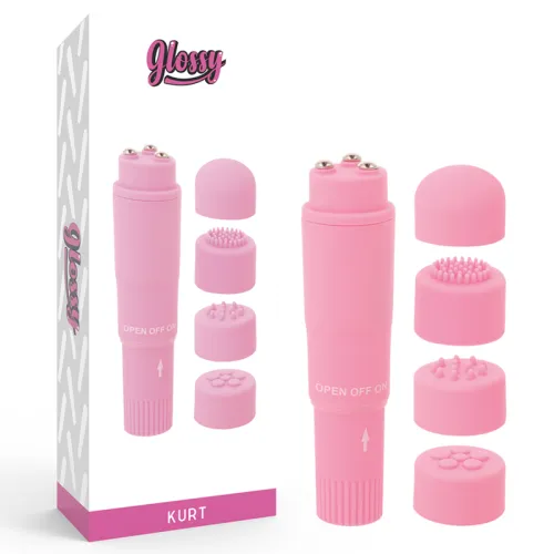 Kurt Taschenvibrator Rosa | Glossy