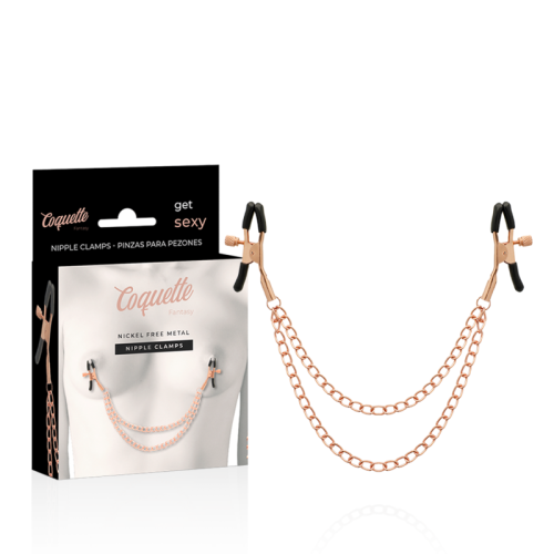 Fantasy Nippelclips Aus Metall Mit Kette | Coquette Chic Desire