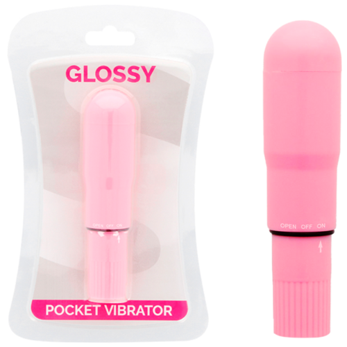 Taschenvibrator Rosa | Glossy