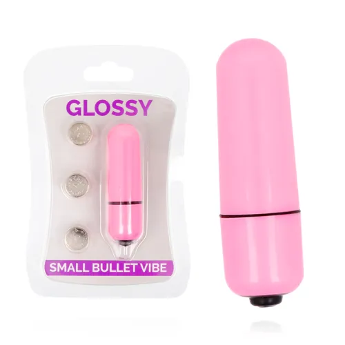 Small Bullet Vibe Deep Rose | Glossy