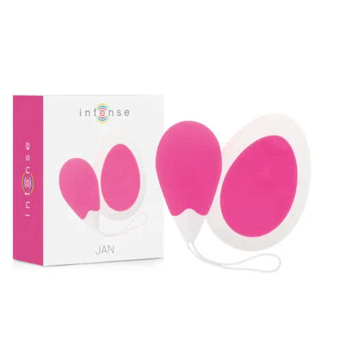 Jan Vibrating Egg Remote Deep Pink – Intense