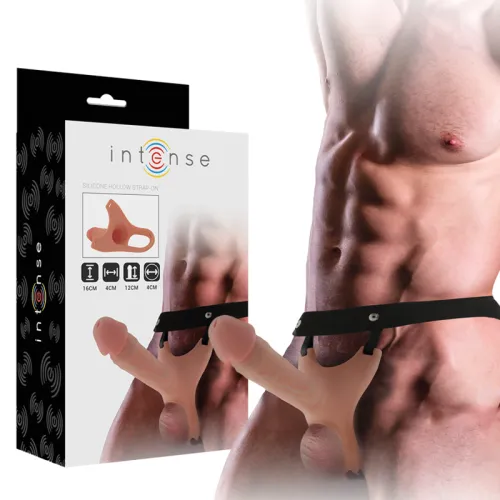 Hoher Strap On-Silikonverlängerer 16 X 3,5cm – Intense