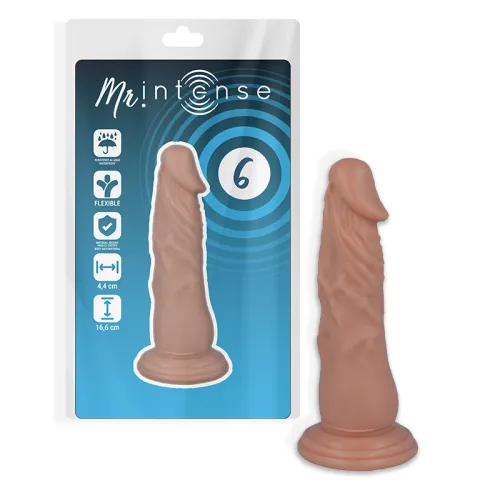 6 Realistic Penis 16.6 X 4.4cm – Mr Intense