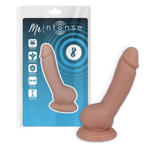 8 Realistic Penis 17.6 X 3.5cm – Mr Intense