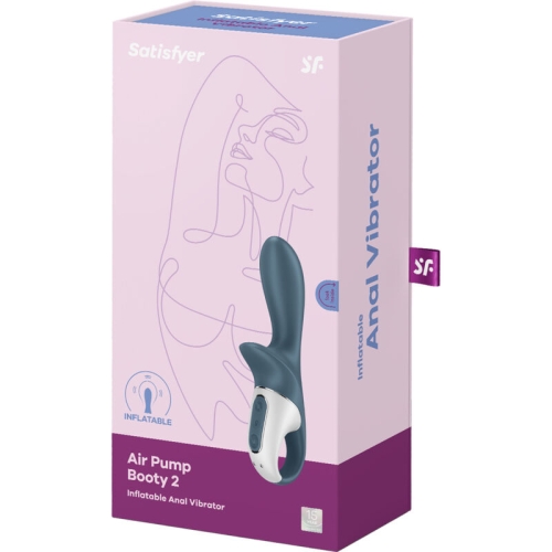 Air Pump Booty 2 Dunkelgrau | Satisfyer