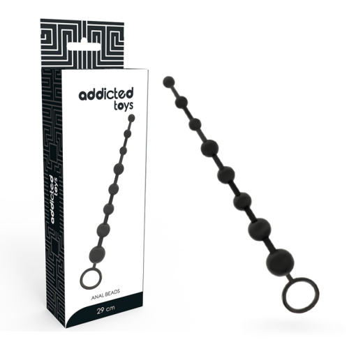 Analperlen 29cm Schwarz | Addicted Toys