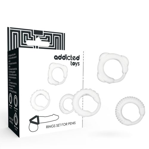 Penisringe 3er Set Klar | Addicted Toys