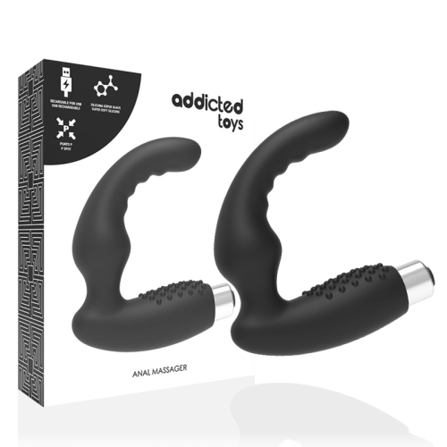 Prostatavibrator 11cm Schwarz Wiederaufladbar | Addicted Toys