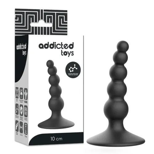 Analplug 10cm Schwarz – Addicted Toys