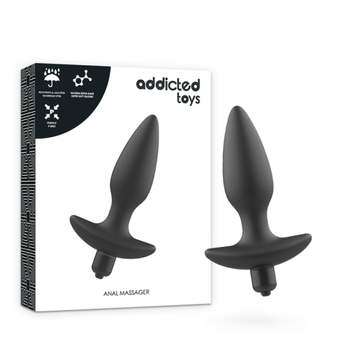 Premium Analplug Mit Vibration Schwarz | Addicted Toys
